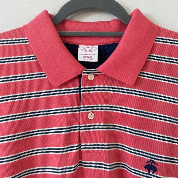 Brooks brothers Men’s pink striped polo shirt - Picture 3 of 7